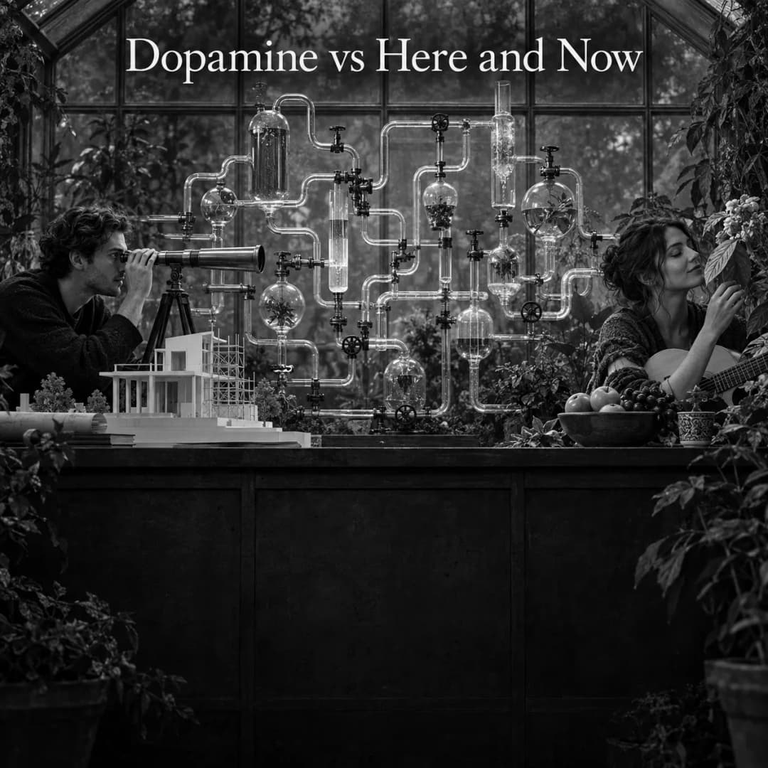 Dopamine vs Here and Now