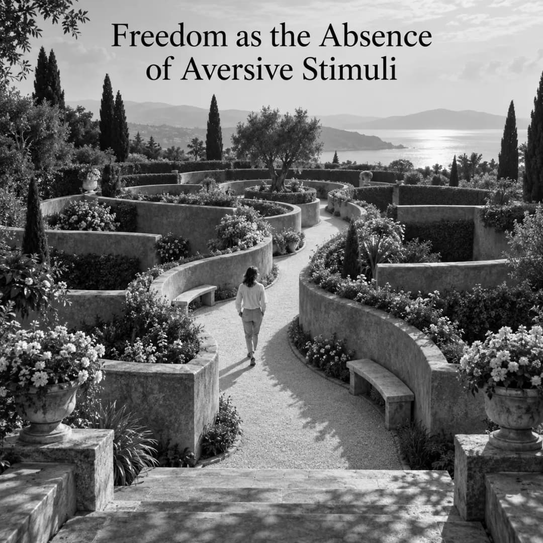 Freedom as the Absence of Aversive Stimuli