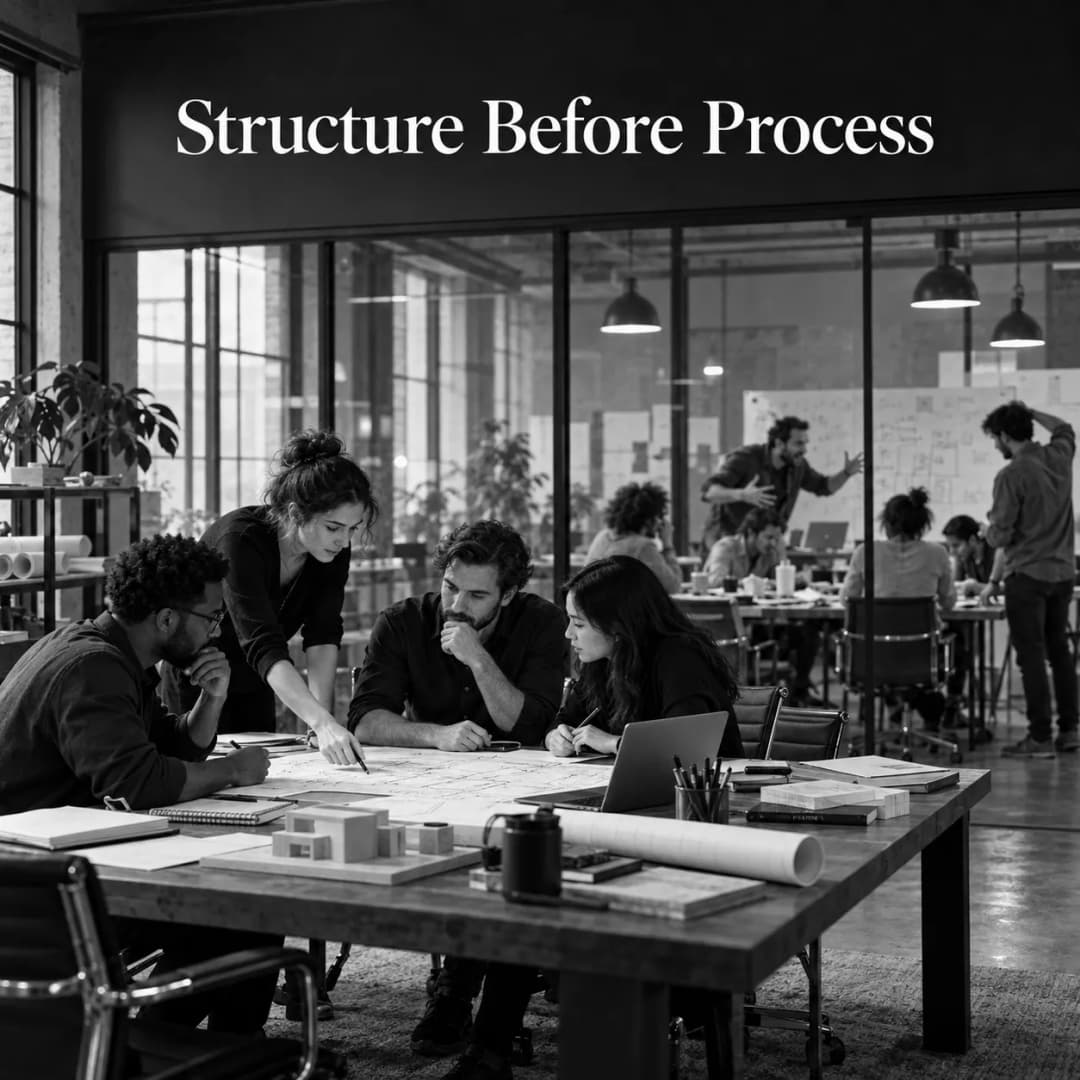 Structure Before Process